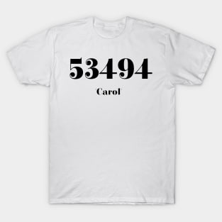 Carol's Number - The Promised Neverland T-Shirt